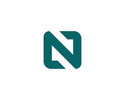 N logo design vector template