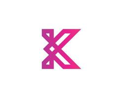 K logo design vector template