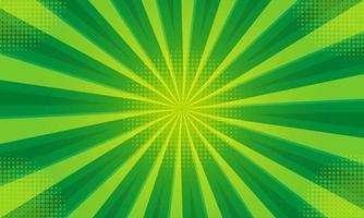 Green comic background vector