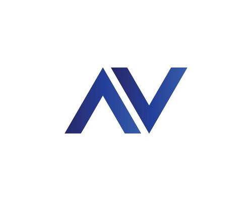 AV VA Logo design vector template