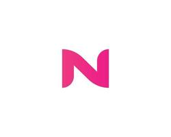 N logo design vector template