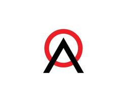 AO OA Logo design vector template