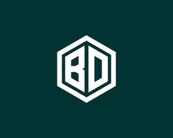 BO OB Logo design vector template