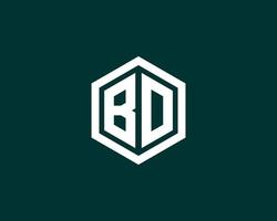 plantilla de vector de diseño de logotipo bo ob