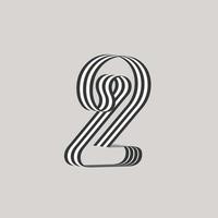 Math numbers with vector text effect