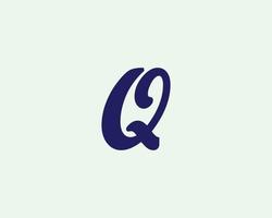 Q logo design vector template