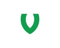 plantilla de vector de diseño de logotipo v vv