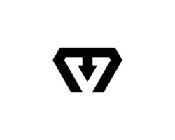 V VV Logo design vector template