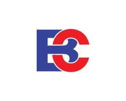 BC CB Logo design vector template