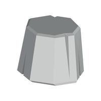 Vector illustration of 3D Stone