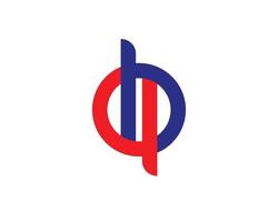 plantilla de vector de diseño de logotipo bq qb
