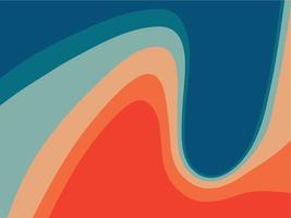 Psychedelic retro groove background vector