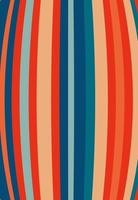 Psychedelic retro striped background vector