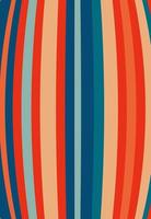 Psychedelic retro striped background vector