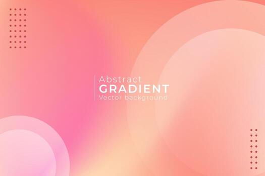 Abstract gradient background with circles and dots vector