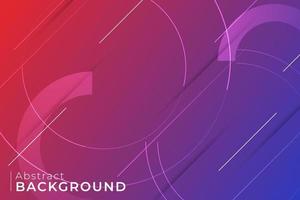 Modern circles background with gradient style vector