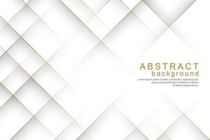 Elegant modern 3d gold line background vector