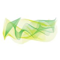 Abstract wave element for design. Vector