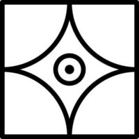 Blink Abstract Geometric Polygon Eye clip art icon vector