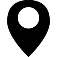 pasador localizar mapa ubicación soltar imágenes prediseñadas icono vector