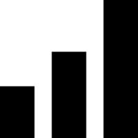 gráfico de estadísticas señal móvil wifi clip art icono vector