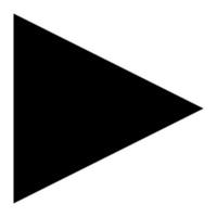 Play Music Triangle Media clip art icon vector
