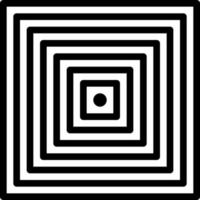 Square Abstract Geometric Polygon Eye clip art icon vector