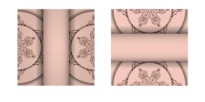 Two different designs of ornate patterns vector