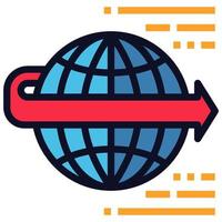 moving clip art icon vector