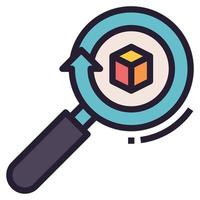 finding clip art icon vector