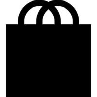 bolsa de compras tienda de papel clip art icono vector