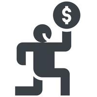 earning clip art icon vector