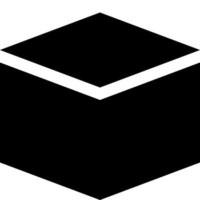Cube Block Box Shipping clip art icon vector