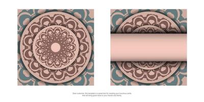 Two different designs for a business card vector