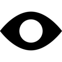 ojo visión monitor mirar observar clip art icono vector