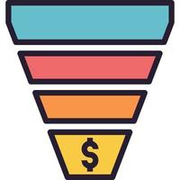 funnel clip art icon vector