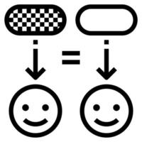 placebo clip art icon vector