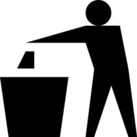 Trash Can Bin Recycle clip art icon vector