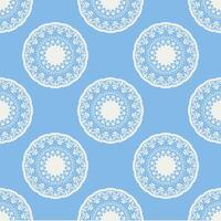 Quatrefoil geometric seamless pattern, background, vector illustration in mint blue, soft turquoise color and white.