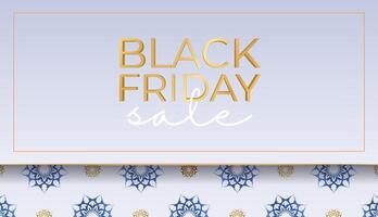 Beige color black friday poster with abstract pattern vector