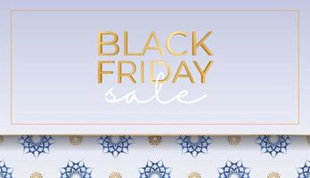 Beige color black friday poster with abstract pattern vector