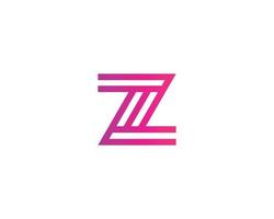 plantilla de vector de diseño de logotipo z