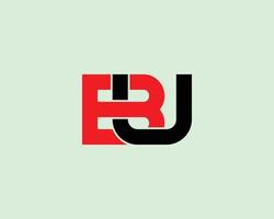 BU UB Logo design vector template