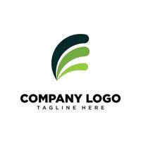 letra de diseño de logotipo e adecuada para empresa, comunidad, logotipos personales, logotipos de marca vector