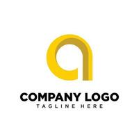 Logo design letter A, suitable for company, community, personal logos, brand logos vector