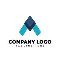 Logo design letter A, suitable for company, community, personal logos, brand logos vector