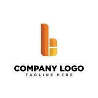 Logo design letter B, suitable for company, community, personal logos, brand logos vector