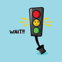 Traffic light vector illustration