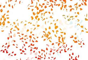 Light orange vector backdrop with abstract shapes.