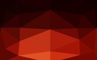 Dark Red vector polygonal pattern.